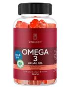 VitaYummy Omega 3 Algae Oil Peach (U)   60 stk.