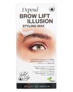 Depend Perfect Eye Brow Lift Illusion Styling Wax Transparent 5 g