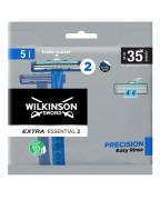 Wilkinson Sword Extra Essential 2 - Precision Easy Rinse   5 stk.