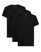 Calvin Klein Classic Fit Crew Neck T-shirt 3-Pack Sort Str. S
