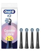 Oral B  Io Gentle Care Black Tandbørstehoveder 4 St