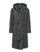 Hooded Bathrobe Morgenkåpe Badekåpe Grey Tommy Hilfiger