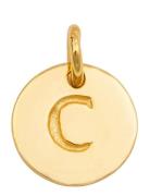 Beloved Mini Letter Gold Halskjede Anheng Gold Syster P