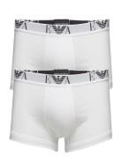 Mens Knit 2Pack Boxe Boksershorts White Emporio Armani