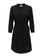 Slfdamina 7/8 Dress B Noos Kort Kjole Black Selected Femme