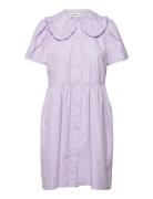 Henrikke Dress Kort Kjole Purple Lollys Laundry