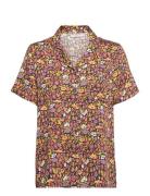 Fieup Short Shirt Topp Multi/patterned Underprotection