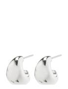 Alexane Recycled Chunky Mini Hoop Earrings Silver-Plated Accessories J...