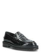 Loafer Mokasiner Lave Sko Black ANGULUS