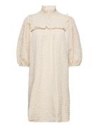 Slfcory 3/4 Short Smock Dress B Kort Kjole Cream Selected Femme