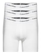 Boxer Brief 3Pk Boksershorts White Calvin Klein