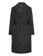 Slpanda Coat Fôret Kåpe Black Soaked In Luxury