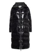High Shine Padded Puffer Coat Fôret Kåpe Black Calvin Klein
