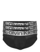 Hip Brief 3Pk Underbukser Y-frontunderbukser Black Calvin Klein