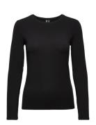 Pcsirene Ls Tee Noos Topp Black Pieces