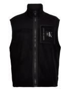 Fleece Blocking Vest Vest Black Calvin Klein Jeans