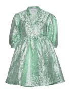 Aida Dress Kort Kjole Green Noella