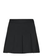 Wide Pleated Skirt Kort Skjørt Black Mango