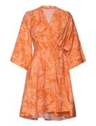 Dritaiw Wrap Dress Kort Kjole Orange InWear