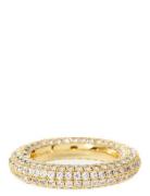 The Pavé Amalfi Ring-Gold- 8 Ring Smykker Gold LUV AJ