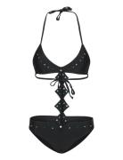 Fire Vibes Bikini Bikini Black H2O Fagerholt