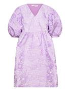 Lotusina Dress Kort Kjole Purple A-View