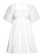 Beragz Ss Short Dress Kort Kjole White Gestuz