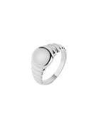 Wave Ring Ring Smykker Silver Maria Black