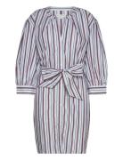 Rwb Stripe Short Shirt Dress Ls Kort Kjole Multi/patterned Tommy Hilfi...