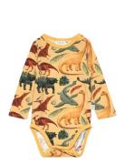 Saurus Body Bodies Long-sleeved Multi/patterned Ma-ia Family