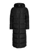 Onlanna X Long Hood Puffer Coat Cs Otw Fôret Kåpe Black ONLY