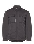 Jacket Regular Essential Vattert Jakke Black Replay