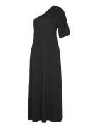 Chris Shoulder Dress Maxikjole Festkjole Black Marville Road