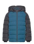 Ski Jacket - Quilt -Contrast Fôret Jakke Blue Color Kids