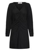 Eva Short Dress Kort Kjole Black A-View