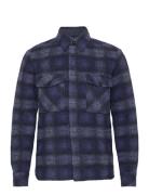 Mmgblake Populare Overshirt Ulljakke Jakke Navy Mos Mosh Gallery