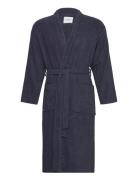 Jacsolid Bathrobe Morgenkåpe Badekåpe Navy Jack & J S