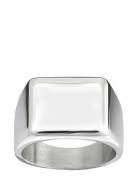 Cole Signet Ring Steel Ring Smykker Silver Edblad