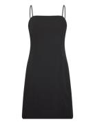 Mschnaruma Strap Dress Kort Kjole Black MSCH Copenhagen