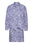 Lenora Haddis Ls Shirt Dress Aop Kort Kjole Multi/patterned MSCH Copen...