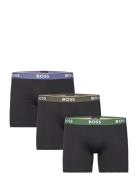 Boxerbr 3P Power Boksershorts Black BOSS