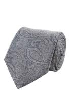 Paisley Silk Tie Slips Grey Portia 1924