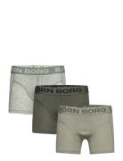 Core Boxer 3P Night & Underwear Underwear Underpants Green Björn Borg