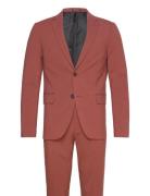 Plain Mens Suit - Normal Length Dress Red Lindbergh