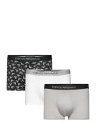 Men's Knit 3-Pack Trunk Boksershorts Grey Emporio Armani