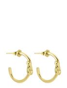 Knot Mini Hoops Accessories Jewellery Earrings Hoops Gold SOPHIE By SO...