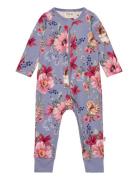Minette Pyjamas Pyjamas Sie Jumpsuit Purple Ma-ia Family