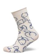 Marcia Socks Lingerie Socks Regular Socks Cream Mp Denmark