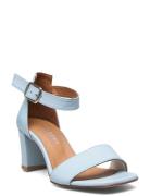 Sinna Sandal Med Hæl Blue Pavement