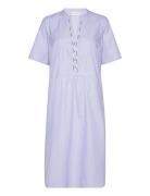 Long Shirt Dress Knelang Kjole Blue Coster Copenhagen